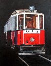 Red tram